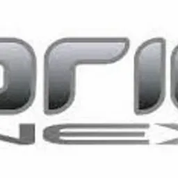 Logo firmy z czerwoną tarczą po lewej stronie i nazwą 'orion NEXT' w szarym, futurystycznym kroju pisma.