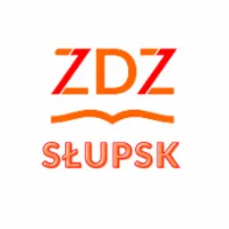 Logo ZDZ Słupsk w kolorze pomarańczowym na białym tle.