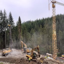 WiBud Wiesław Górka - Przygotowanie podłoża pod Pawilon Edukacji Botaniczno-Przyrodniczej