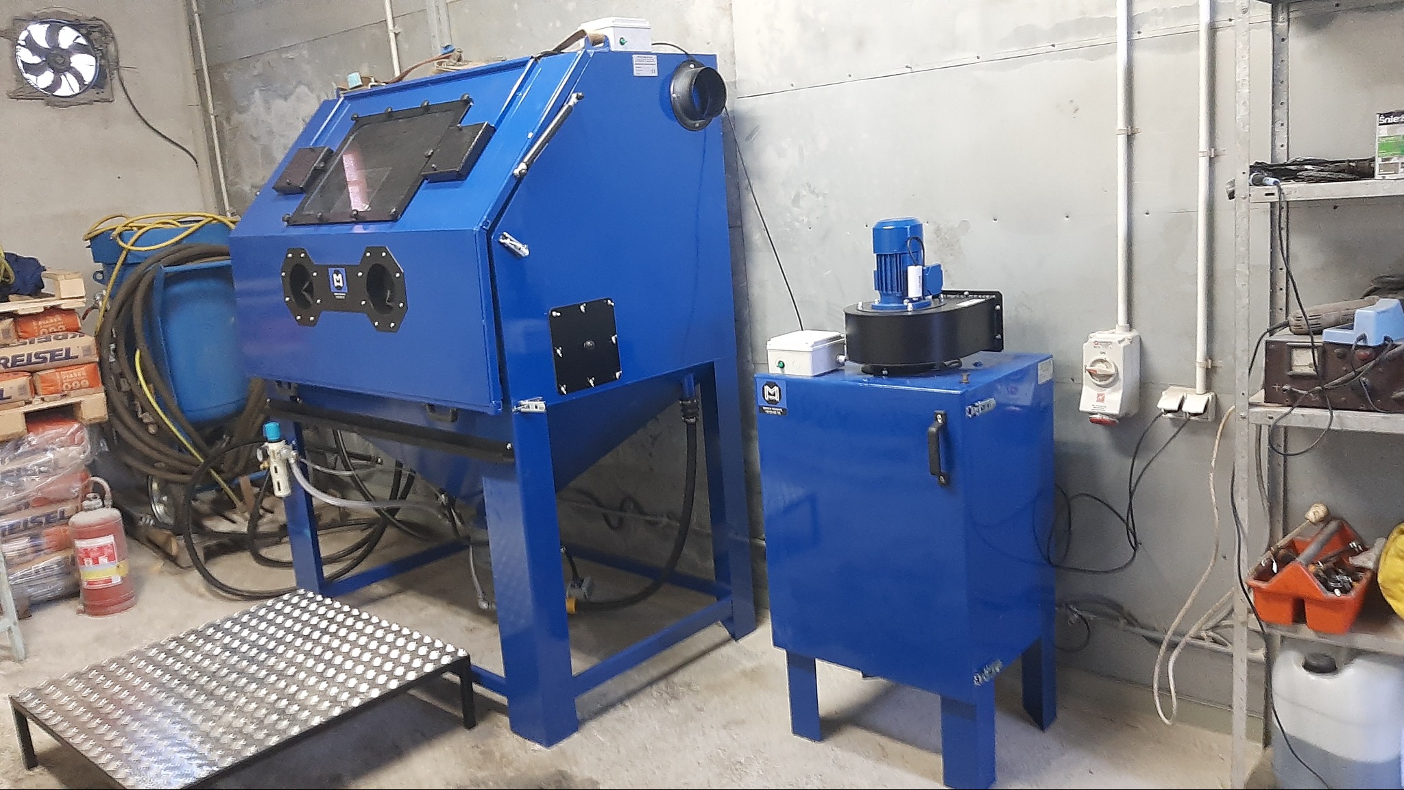 Piaskujemy stacjonarnie