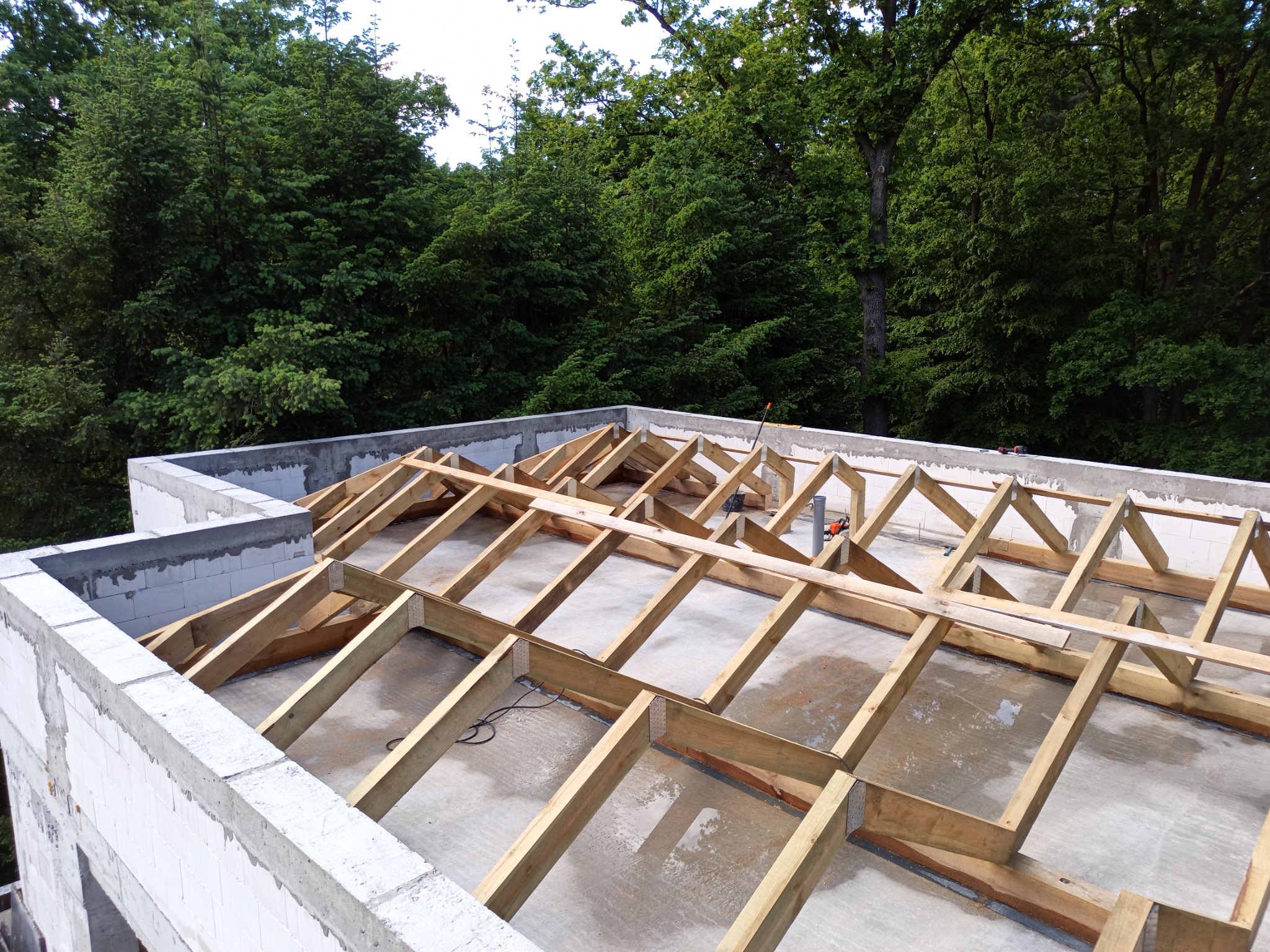 Więźba sosnowa......