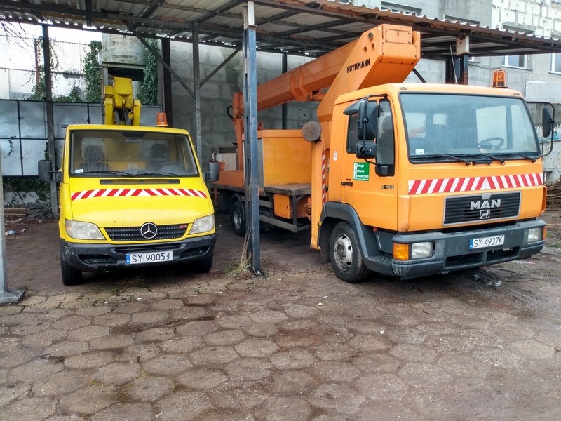 nasze podnośniki koszowe