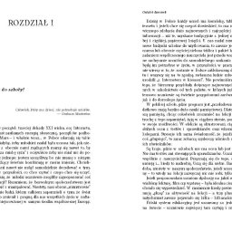 Przykładowa rozkładówka książki publicystycznej