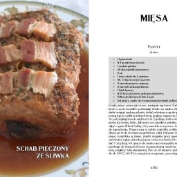 Przykładowa rozkładówka książki kucharskiej