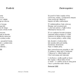 Ferratus - Przykładowa rozkładówka tomiku poezji