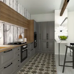 Projekt domu w stylu rustykalnym