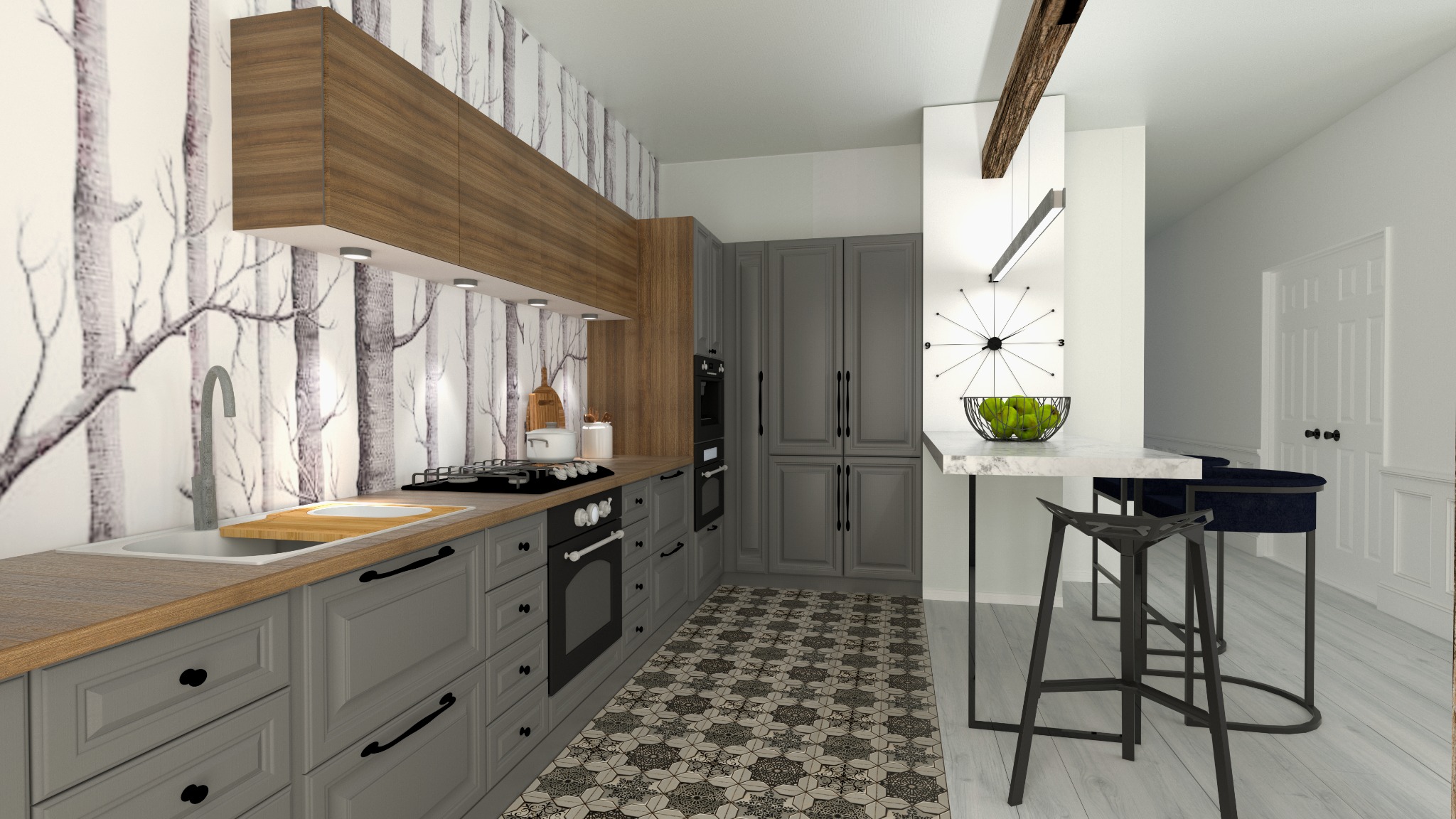 Projekt domu w stylu rustykalnym