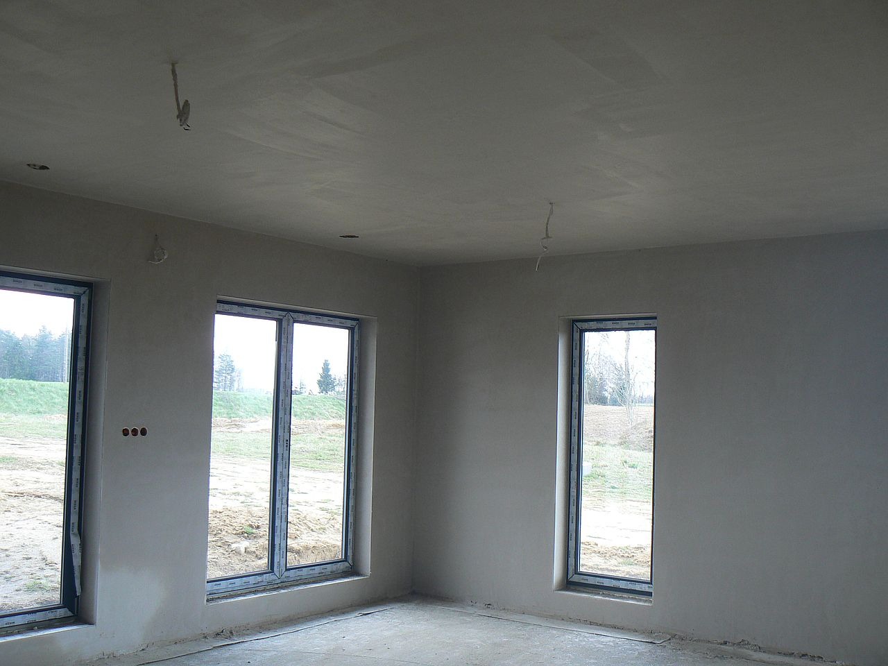 Tynk gipsowy . Kąty, piony i powierzchnie dopracowane do perfekcji