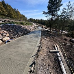 ścieżki lane szczotkowane 
