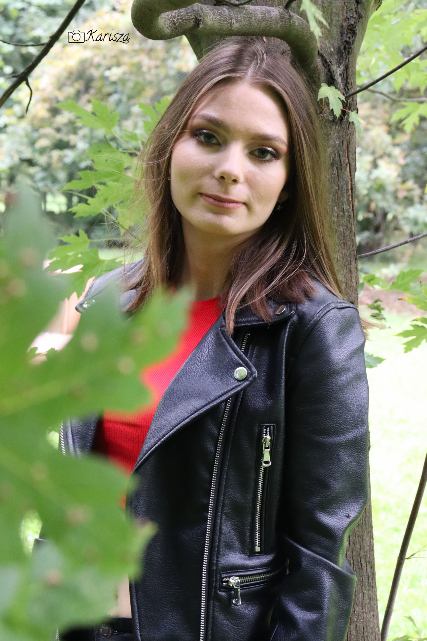 Sesja plenerowa w parku