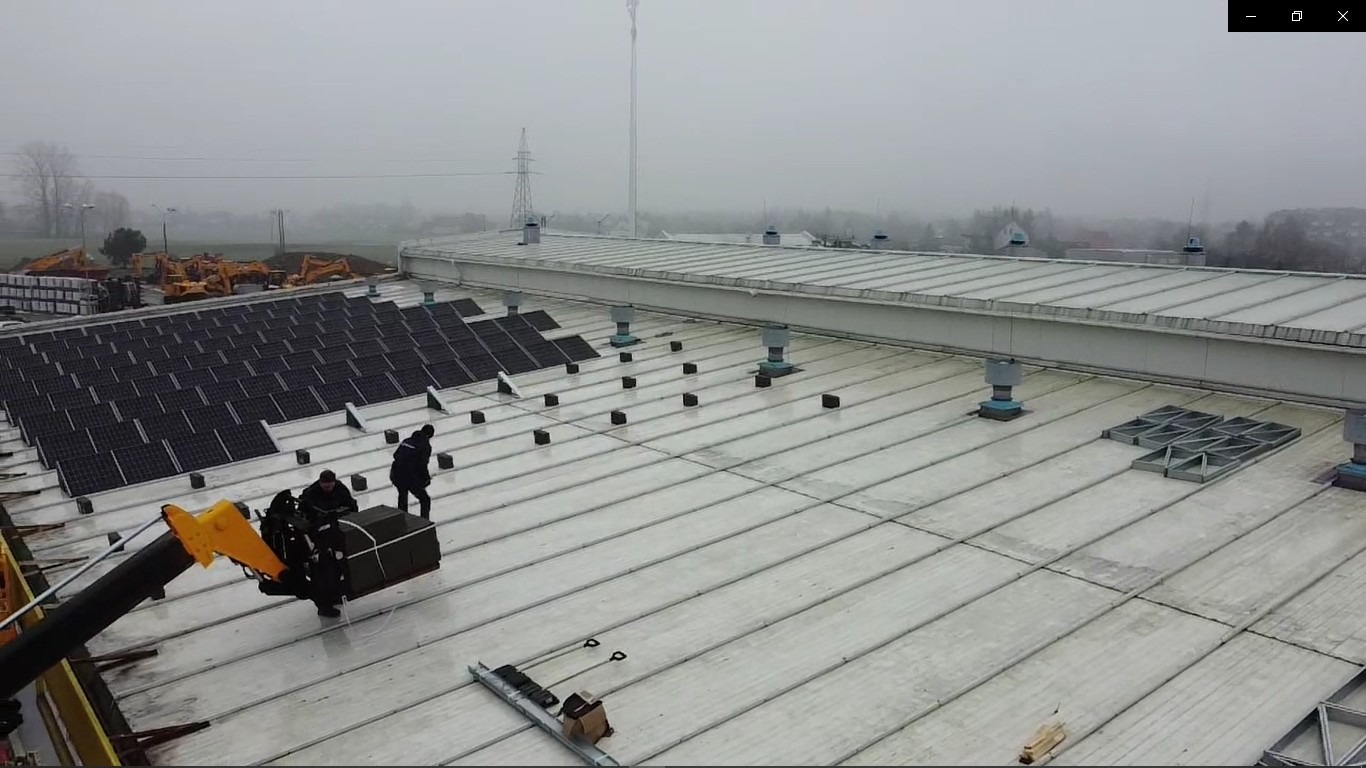 Instalacja pv na dachu 50kWp
