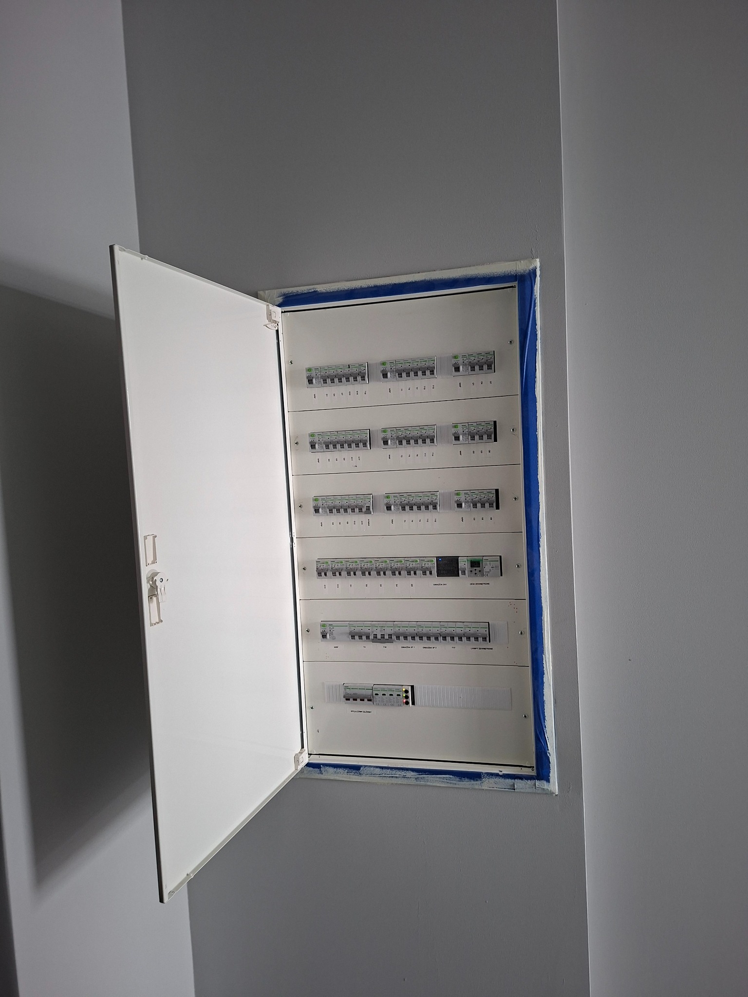 Tablica główna OSP w Purdzie