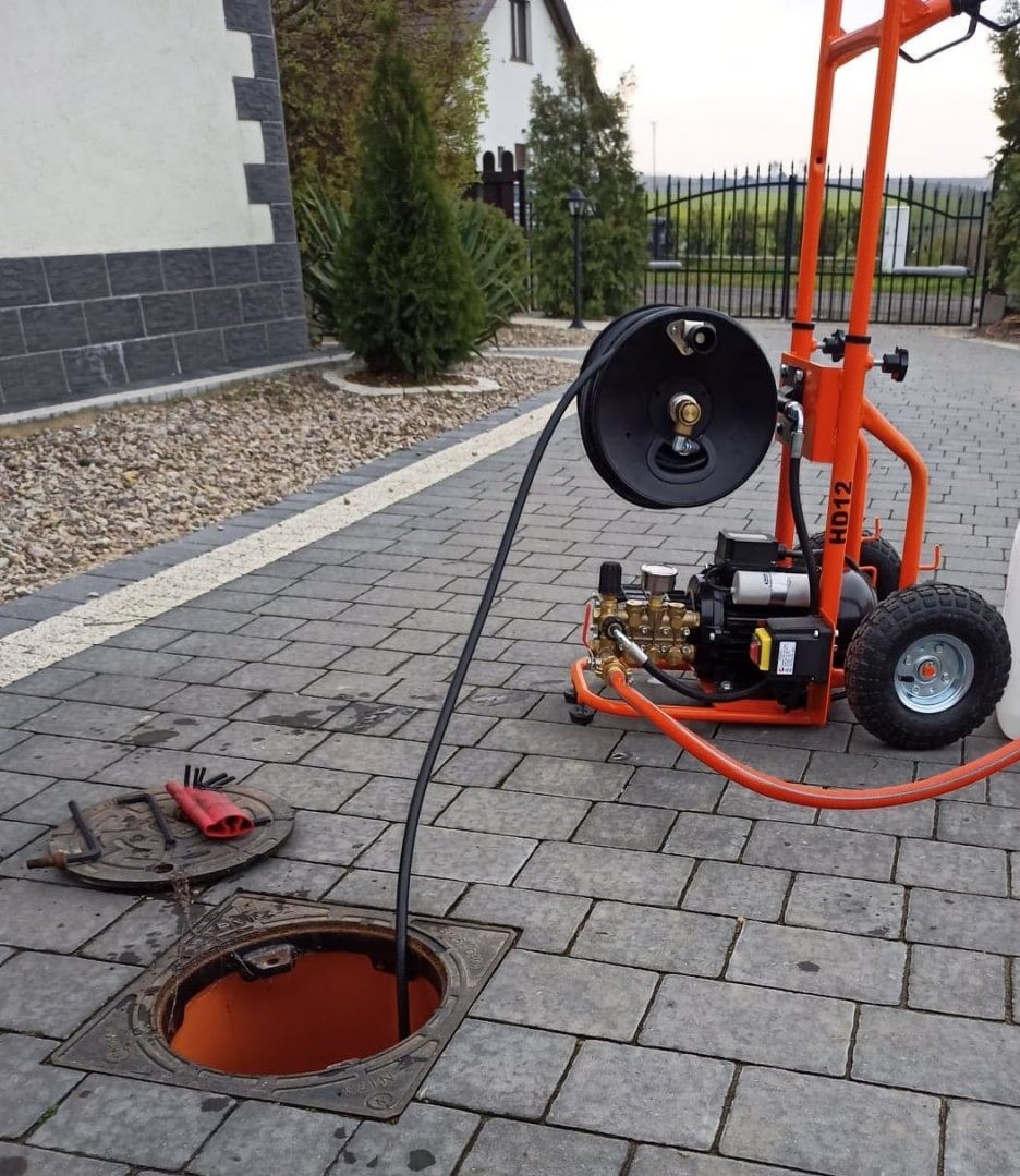 Przepychanie kanalizacji w domu jednorodzinnym Łódź Andrespol