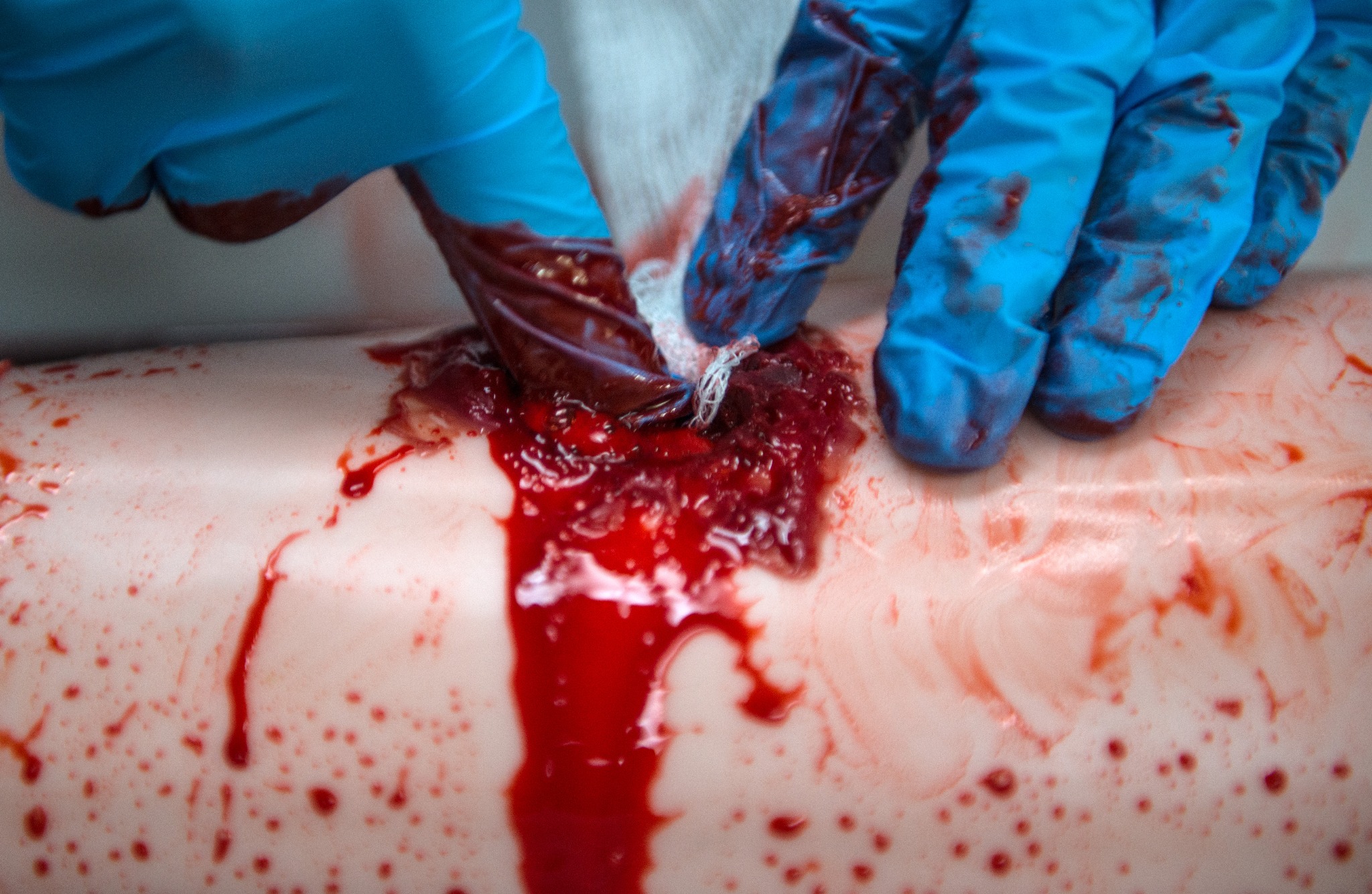 Ćwiczenia tamowania krwotoków - packing