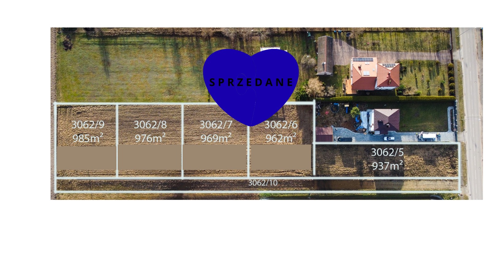 Wszystkie działki zostały sprzedane