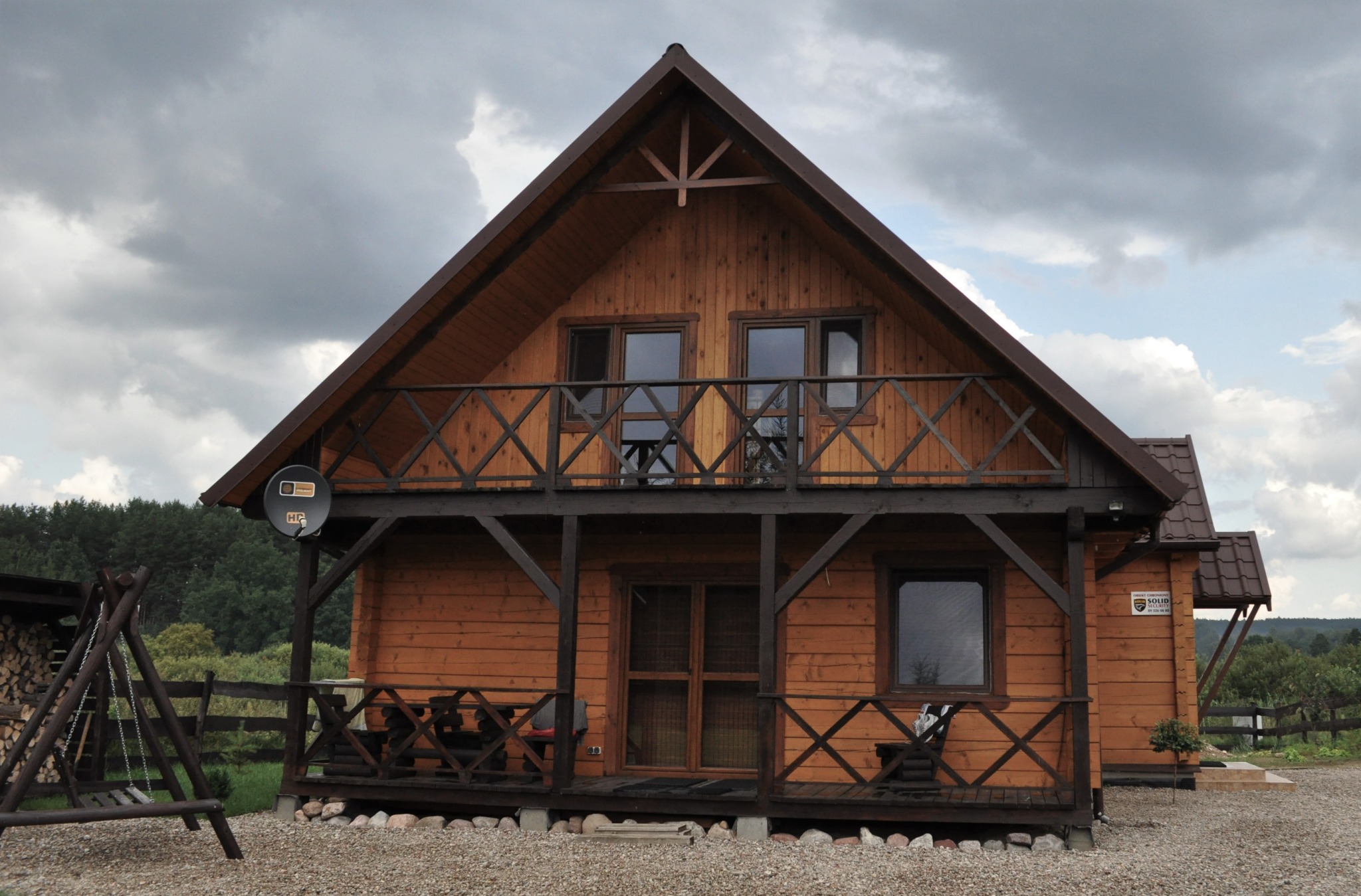 Dom z bali w Rusi - kierownik budowy