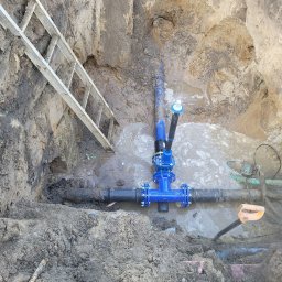 Przyłącze wod kan Miejska Górka 4