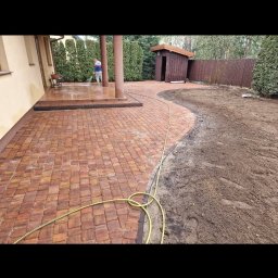 Adam Bąchort - Przed domem Pułtusk