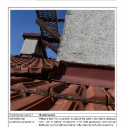 Wytypowanie miejsc przecieków połaci dachowej