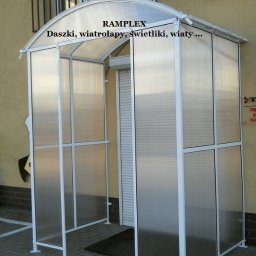 RAMPLEX - Zabudowa wejść, wiatrołapy przy sklepach, biurach, również domów wielo- i jedno rodzinnych