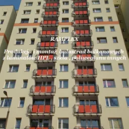 Produkcja, montaż balustrad balkonowych różnego typu