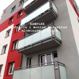 RAMPLEX - Produkcja i montaż balustrad balkonowych, tarasowych z aluminium i szkła.