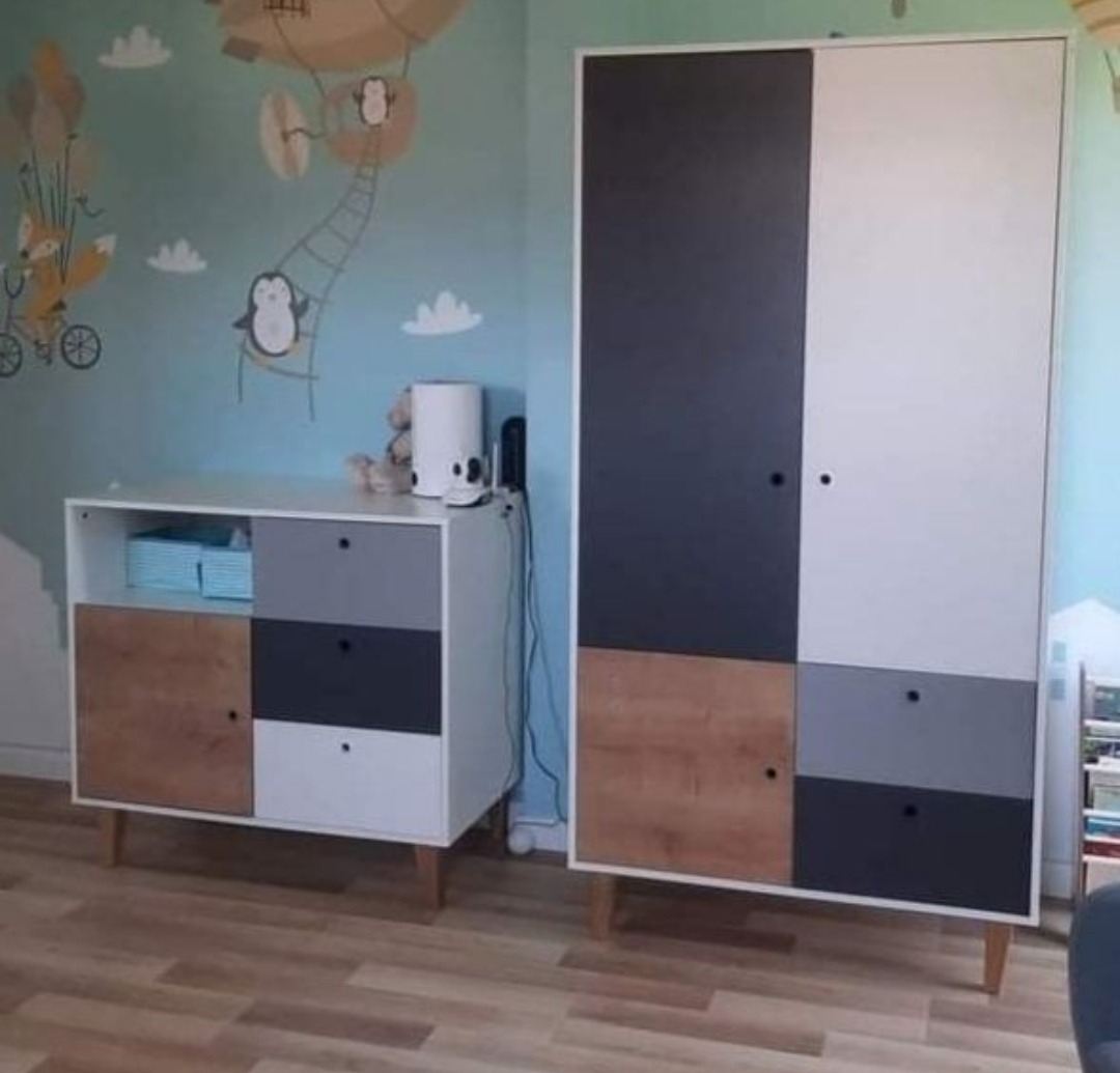 Szafa i komoda dziecięca