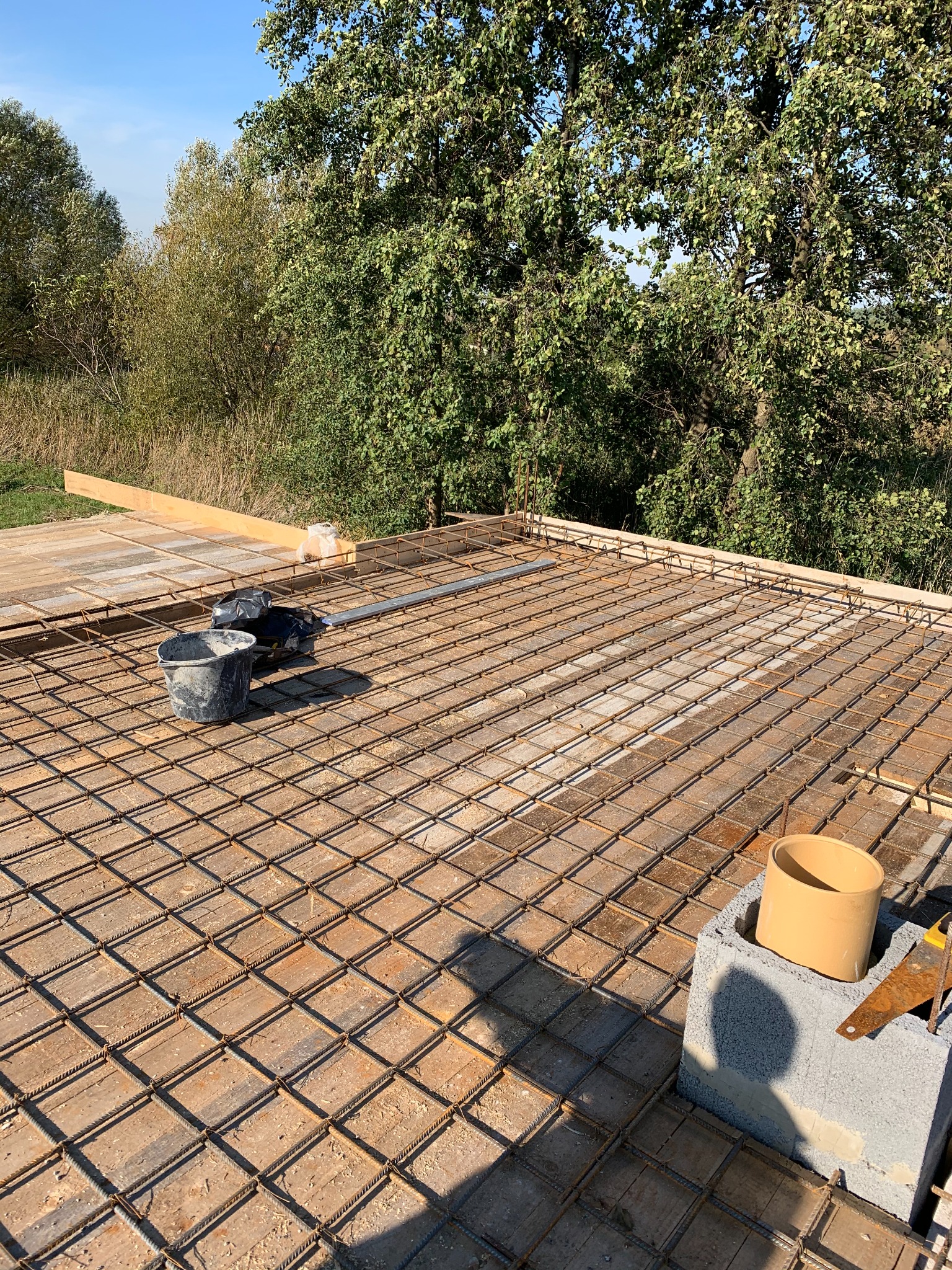 Zbrojenie płyty fundamentowej