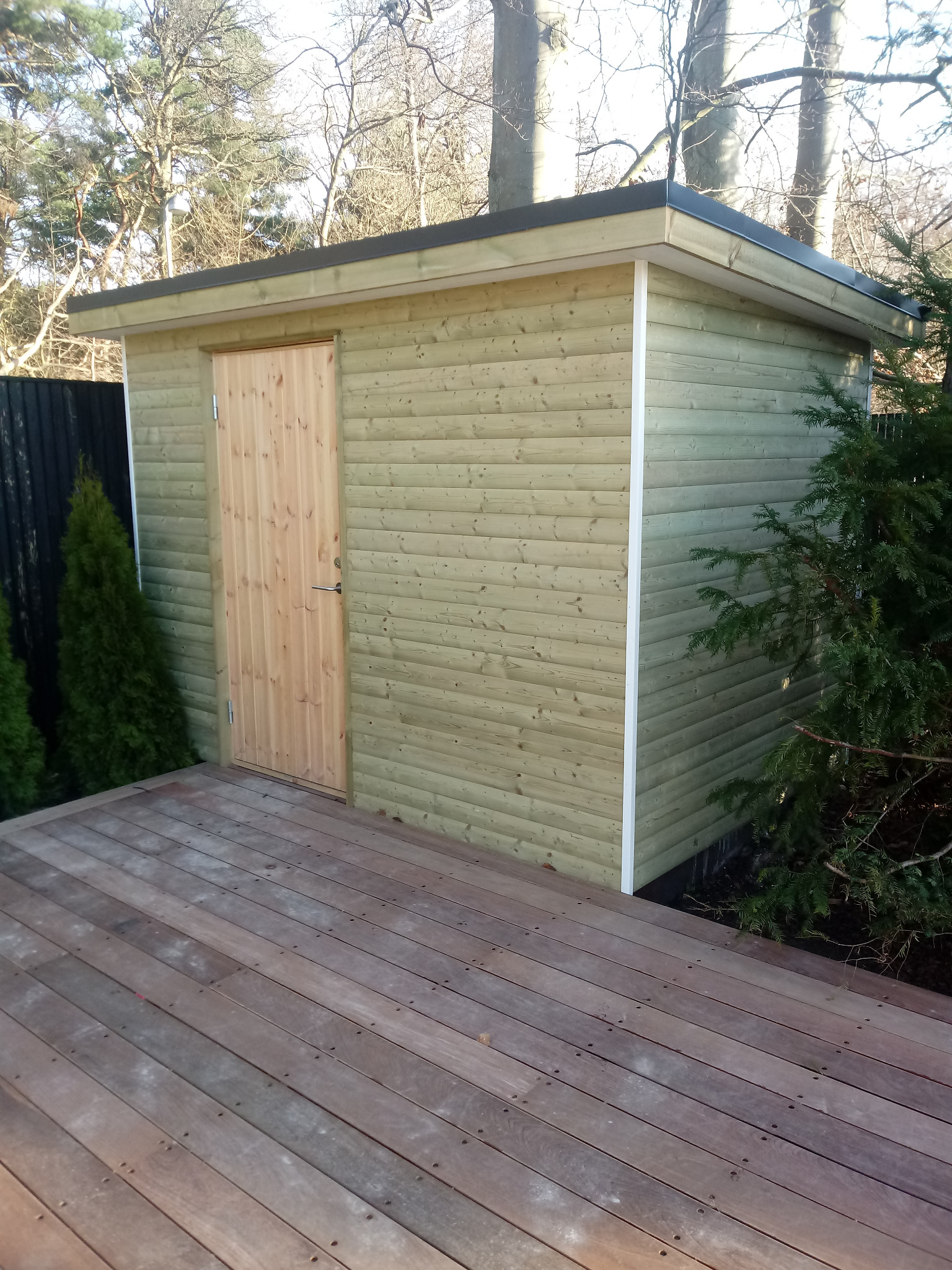 Wiatka gospodarczą z tarasem