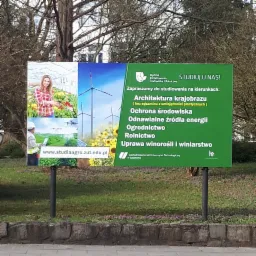 Billboardy wykonane na zlecenie ZUT Szczecin