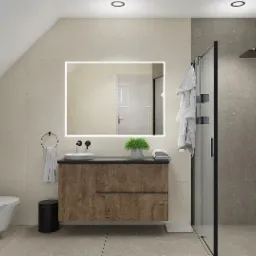 Łazienka w spiekach 100x100 cm