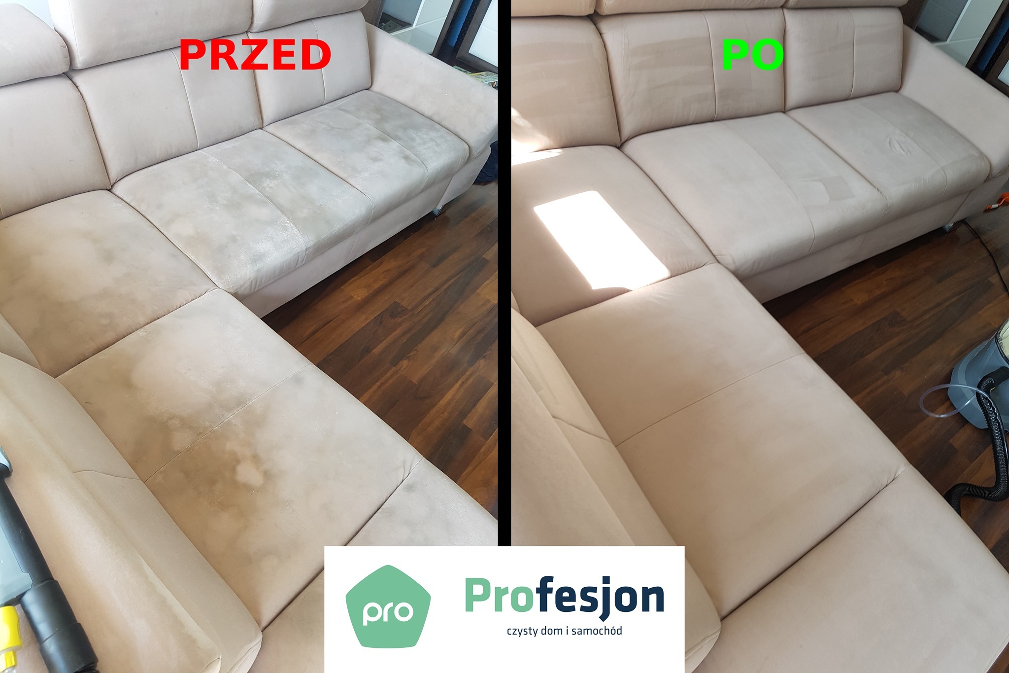 Jasny narożnik. W mieszkaniu była dwójka małych szkrabów oraz duży pies. Na szczęście wszystko zakończyło się sukcesem