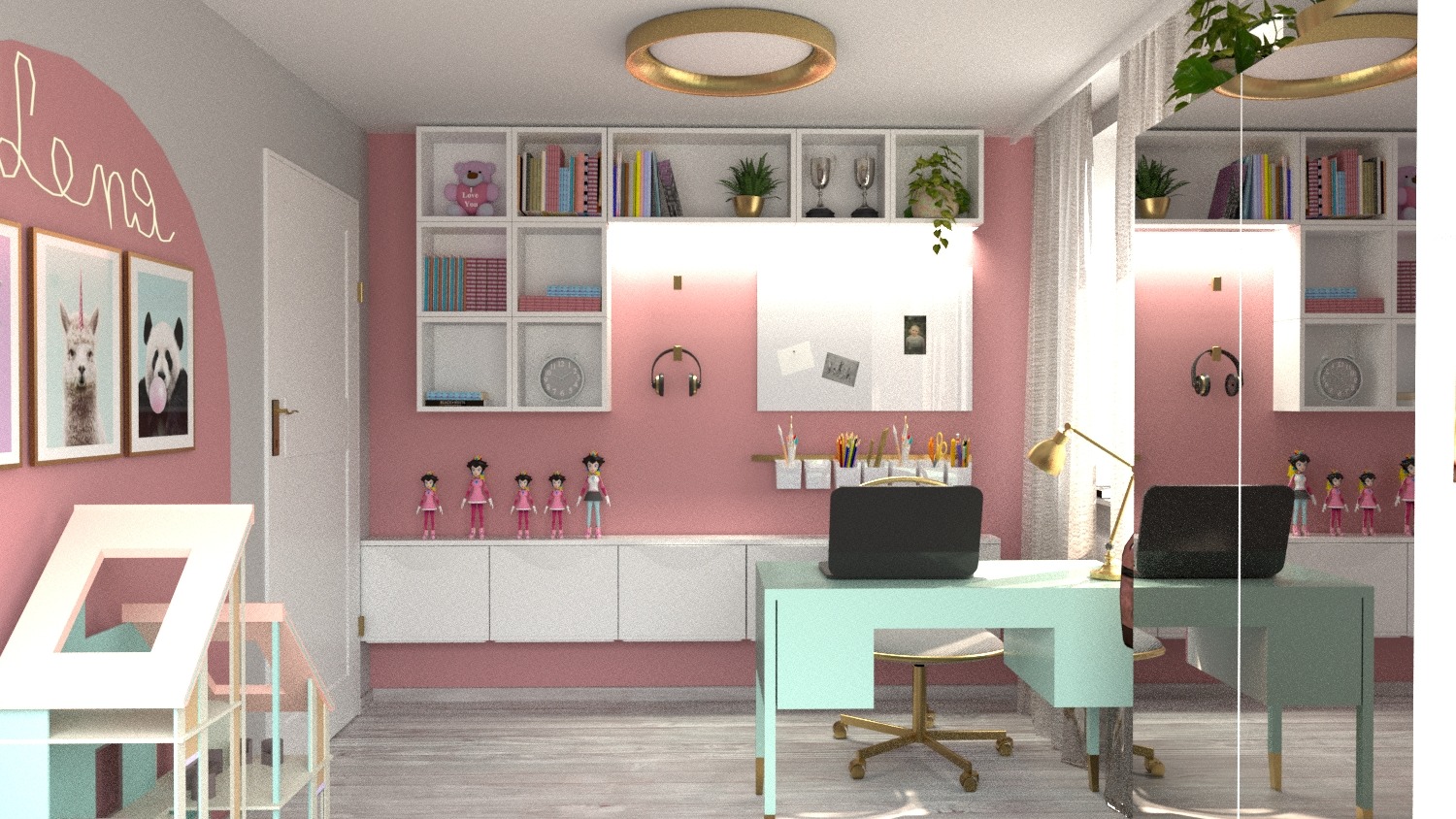 Projekt pokoju dziewczynki