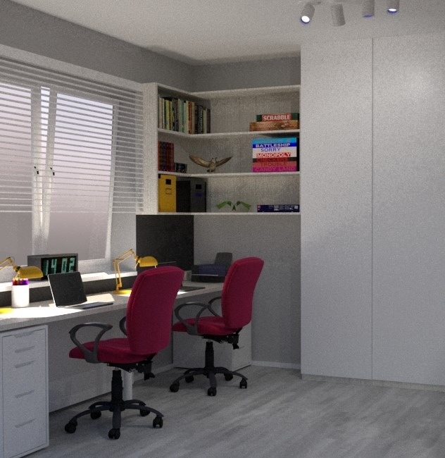 Projekt pokoju rodzeństwa - dwóch chłopców