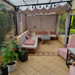 Letnia zabudowa tarasu