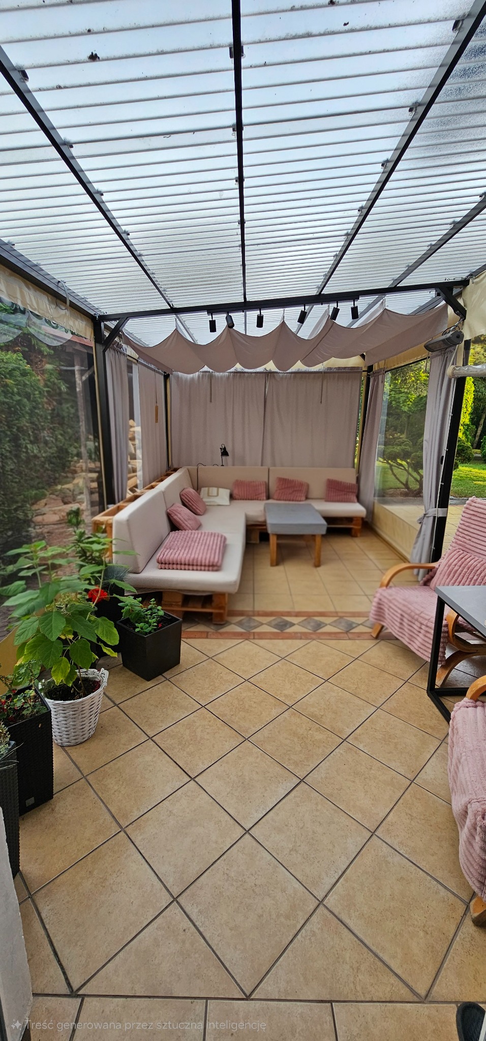 Letnia zabudowa tarasu