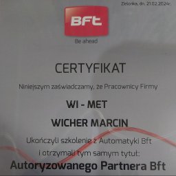 PHUP WI-MET - Perfekcyjna Automatyka Bram Olesno