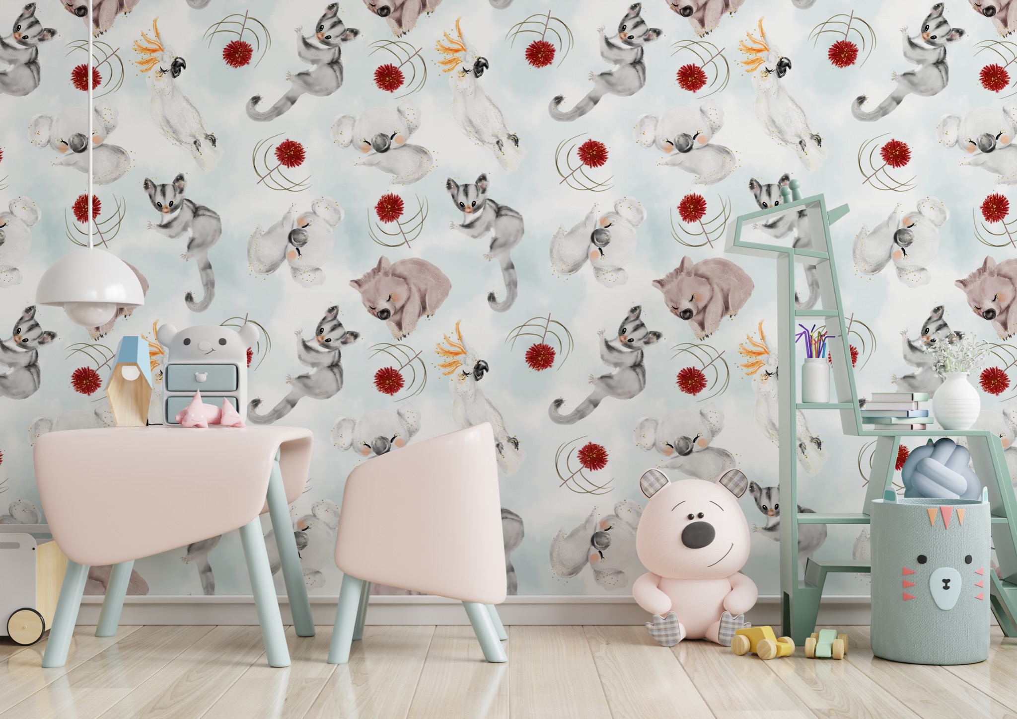 Fototapeta śpiące zwierzęta Australii