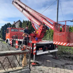 Działania razem z Ochotniczą Strażą Pożarną.