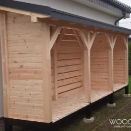 zadaszenie na drewno kominkowe 1,3mx5.5m