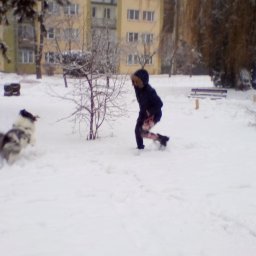 Ja podczas spaceru z Shadow'em :)