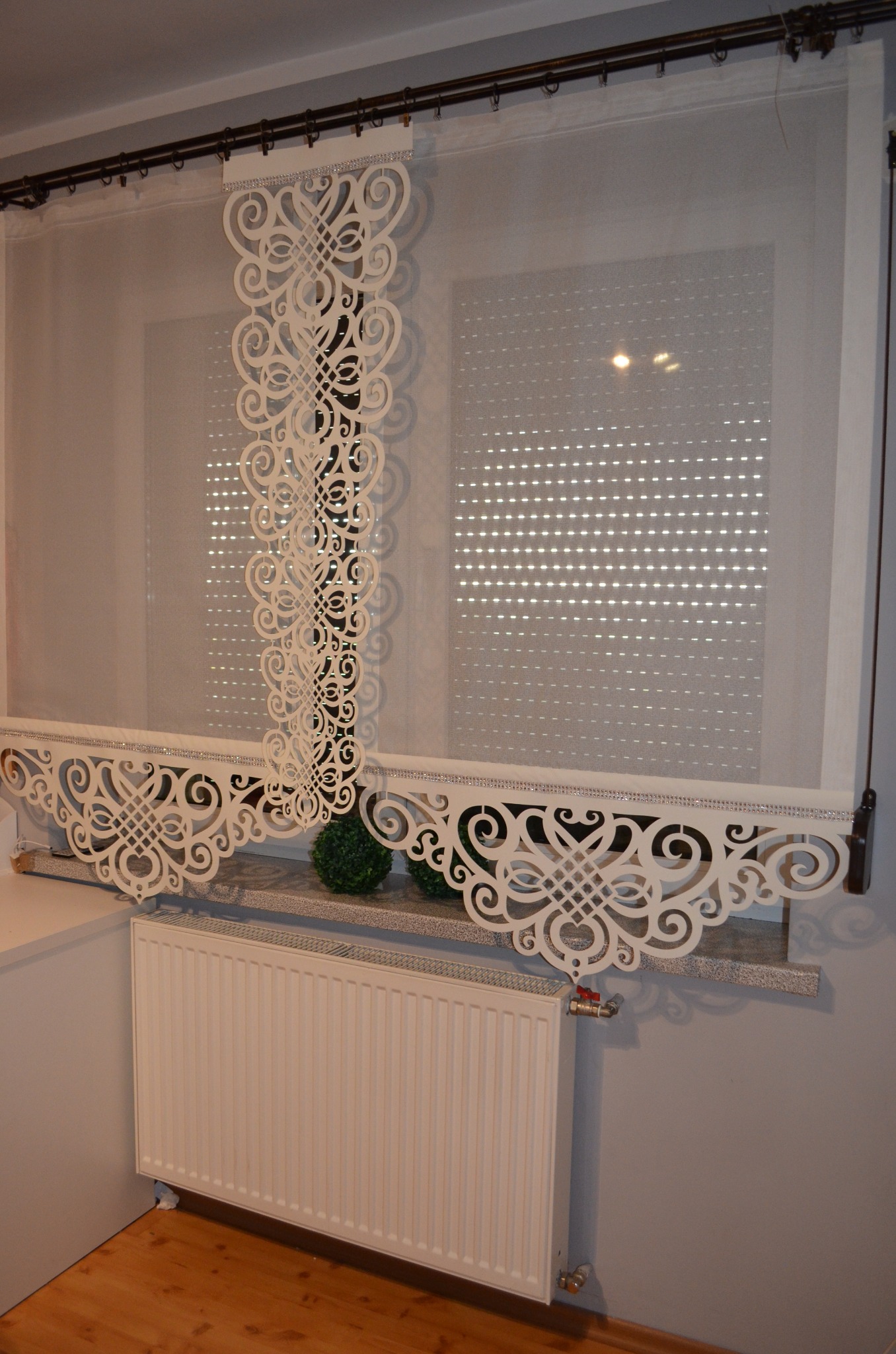 Firanki Panelowe z Ażurami