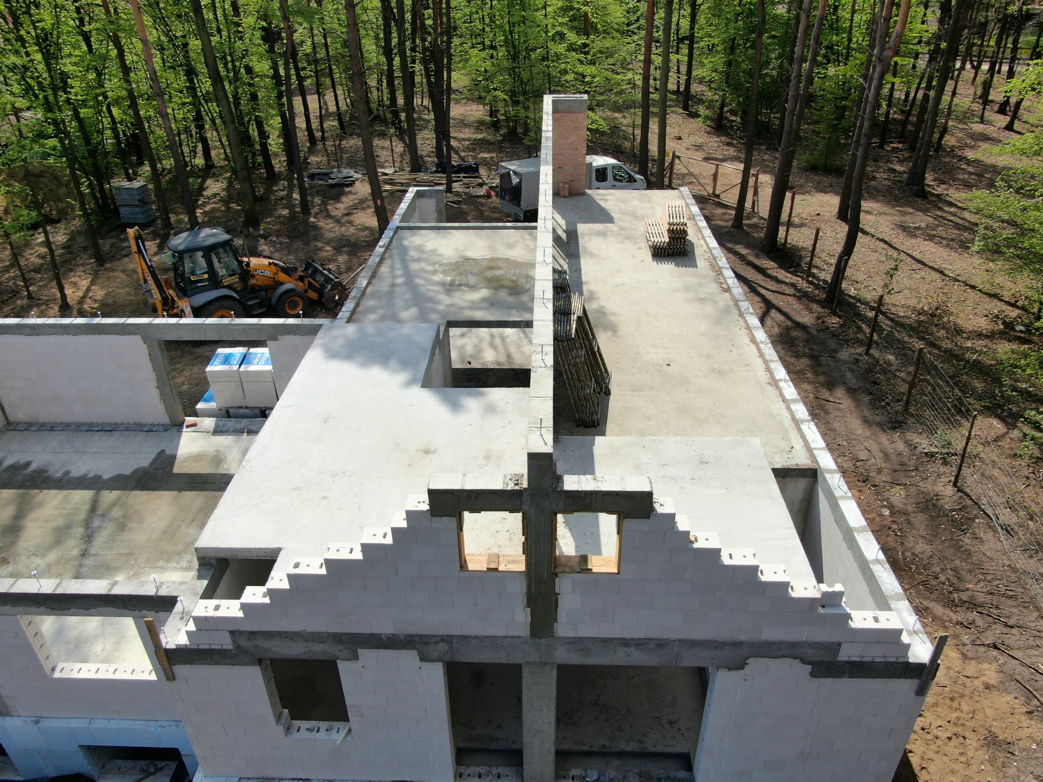 Legionowo 1 - belka kalenicowa - perspektywa 2