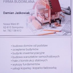 Usługi Budowlane - Fundamenty Pod Dom Sompolno