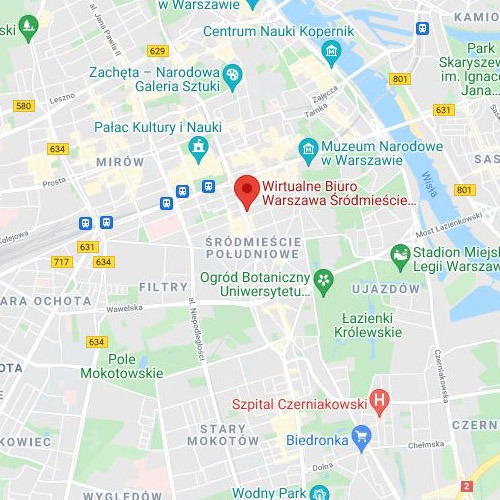 Adres dla Twojej firmy czy spółki w centrum Warszawy