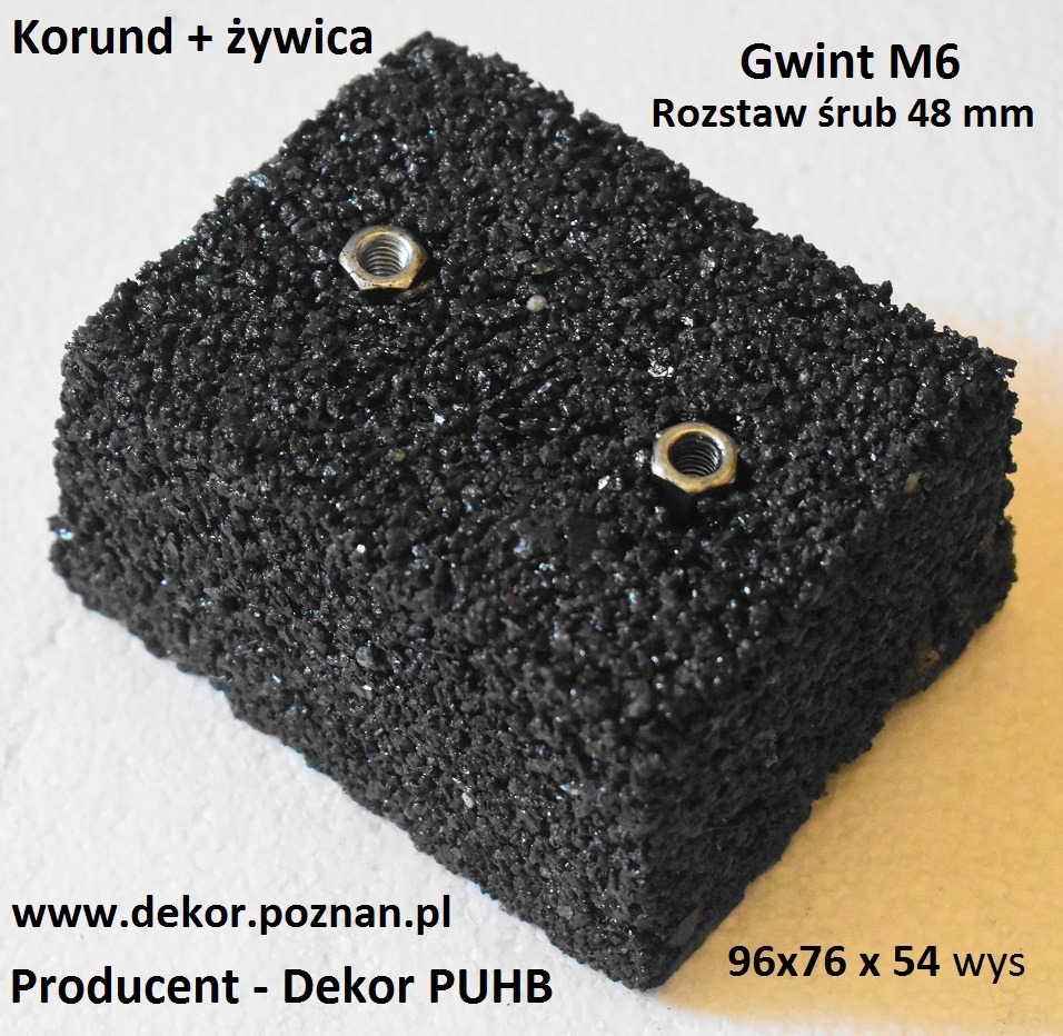 Kostka do szlifowania korund/żywica