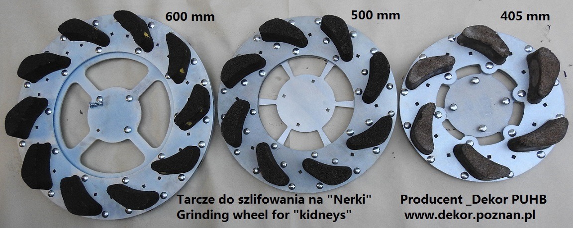 Tarcze z nerkami do szlifowania