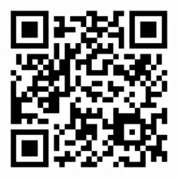 Czarno-biały kod QR z wyraźnie zarysowanymi kwadratami w rogach, na białym tle. Wyraźny i ostry obraz. Gotowy do zeskanowania.