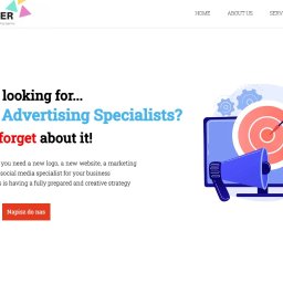 Strona www dla klienta w języku angielskim biznesowym.