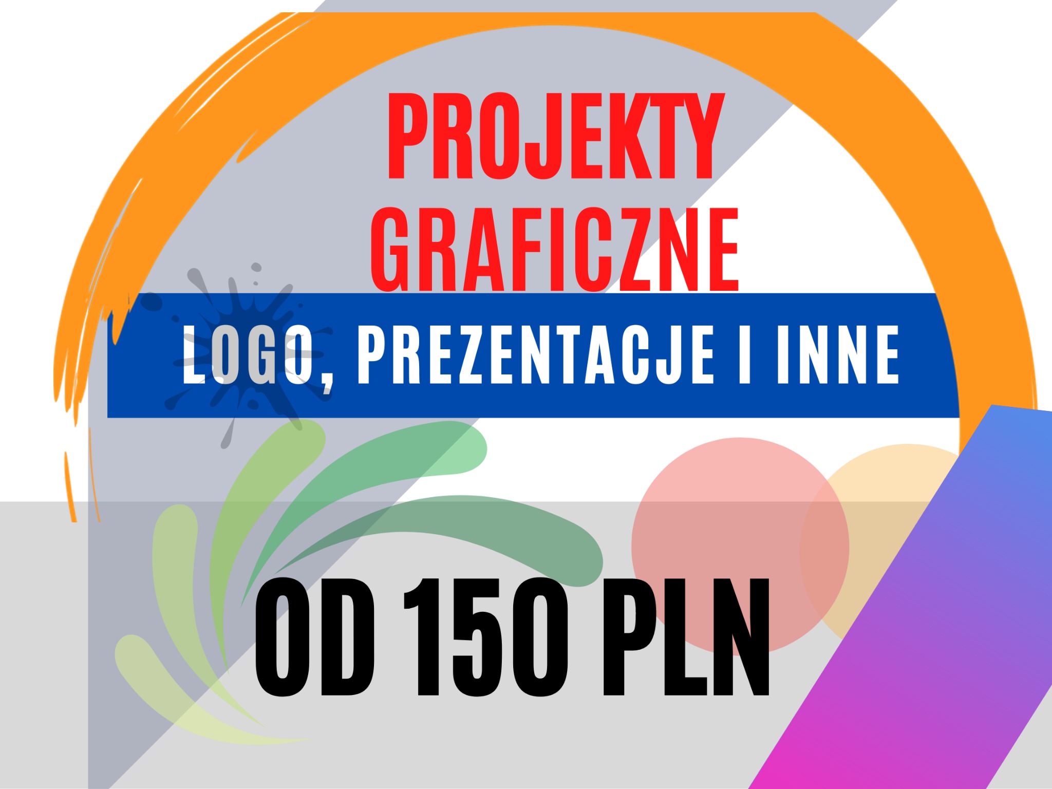 Stworzymy dla Ciebie logo firmy, posty na kampanię Social Media, wizytówkę, ulotki, plakaty i wiele innych.